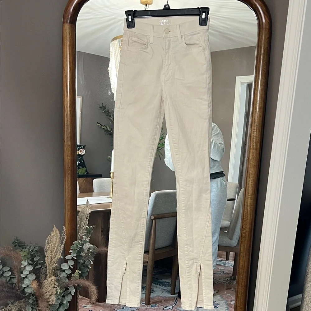 Mother The Rascal Sliced Up Heel jeans - Picture 1 of 7